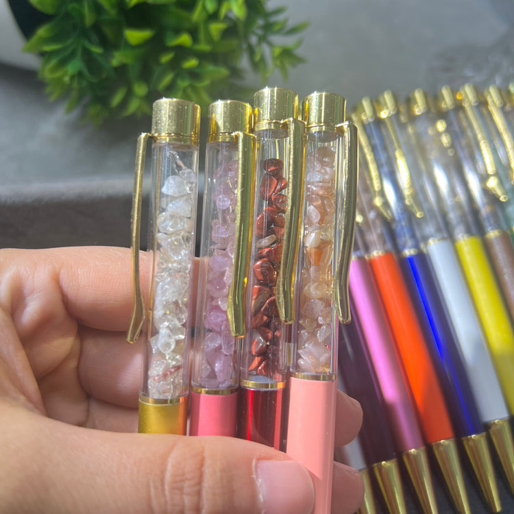 Customizable crystal pen