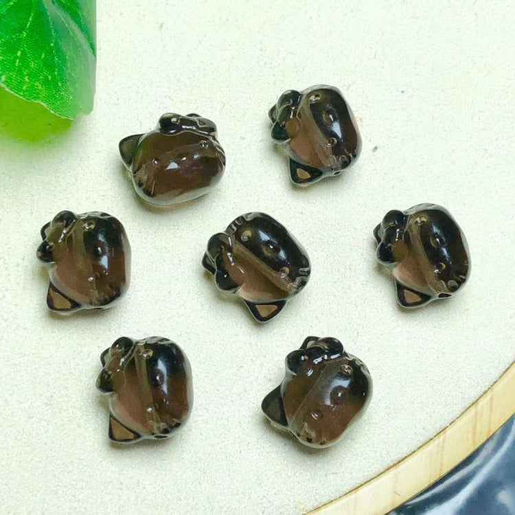 Ice black obsidian hellokitty