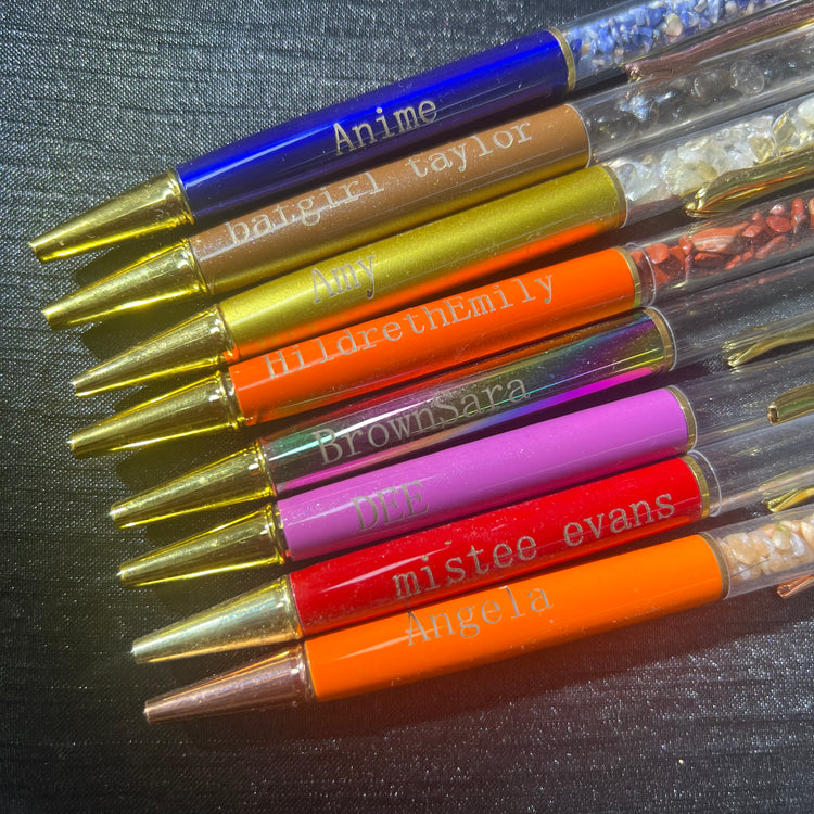 Customizable crystal pen