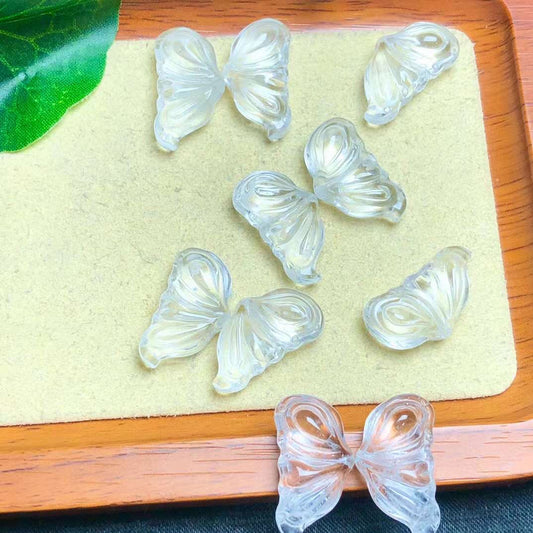 Clear quartz mini butterfly