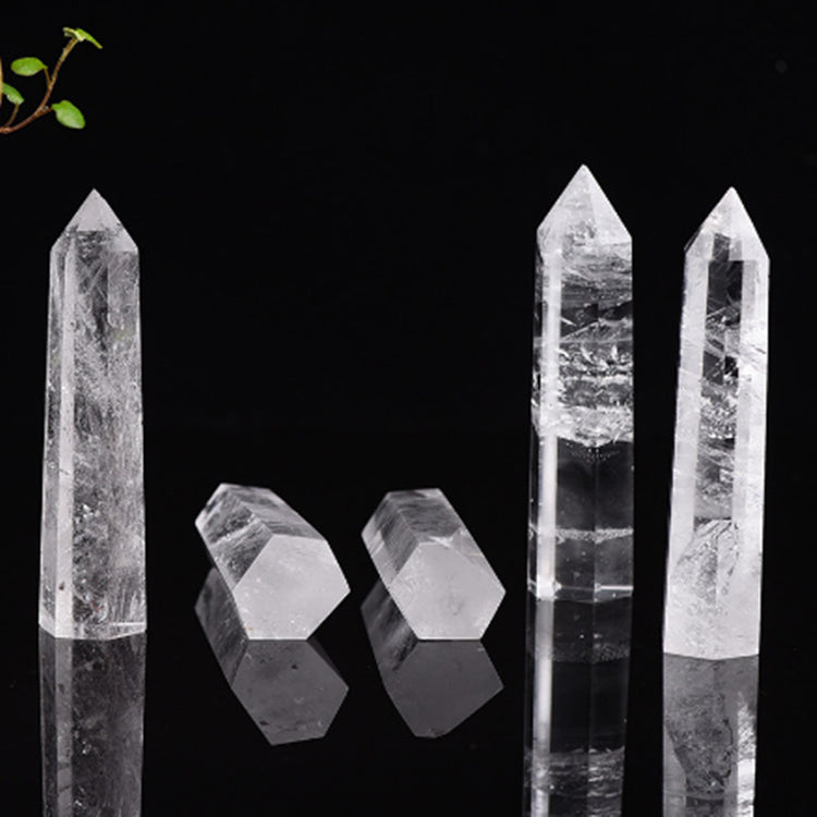 Clear quartz tower