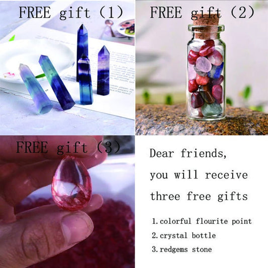 Free gift for follower on tiktok.9.9 dollars is just for transportation. Thanks。You will receive three high quality crystal products for free