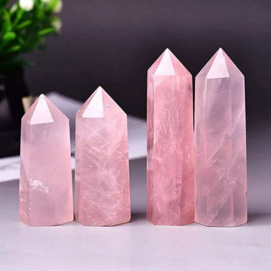 Rose quartz tower